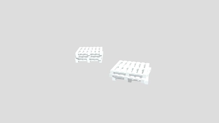 Plataformas De Madera 3D Model
