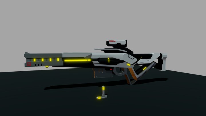 Scifi gun 3D Model