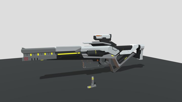 Scifi gun 3D Model