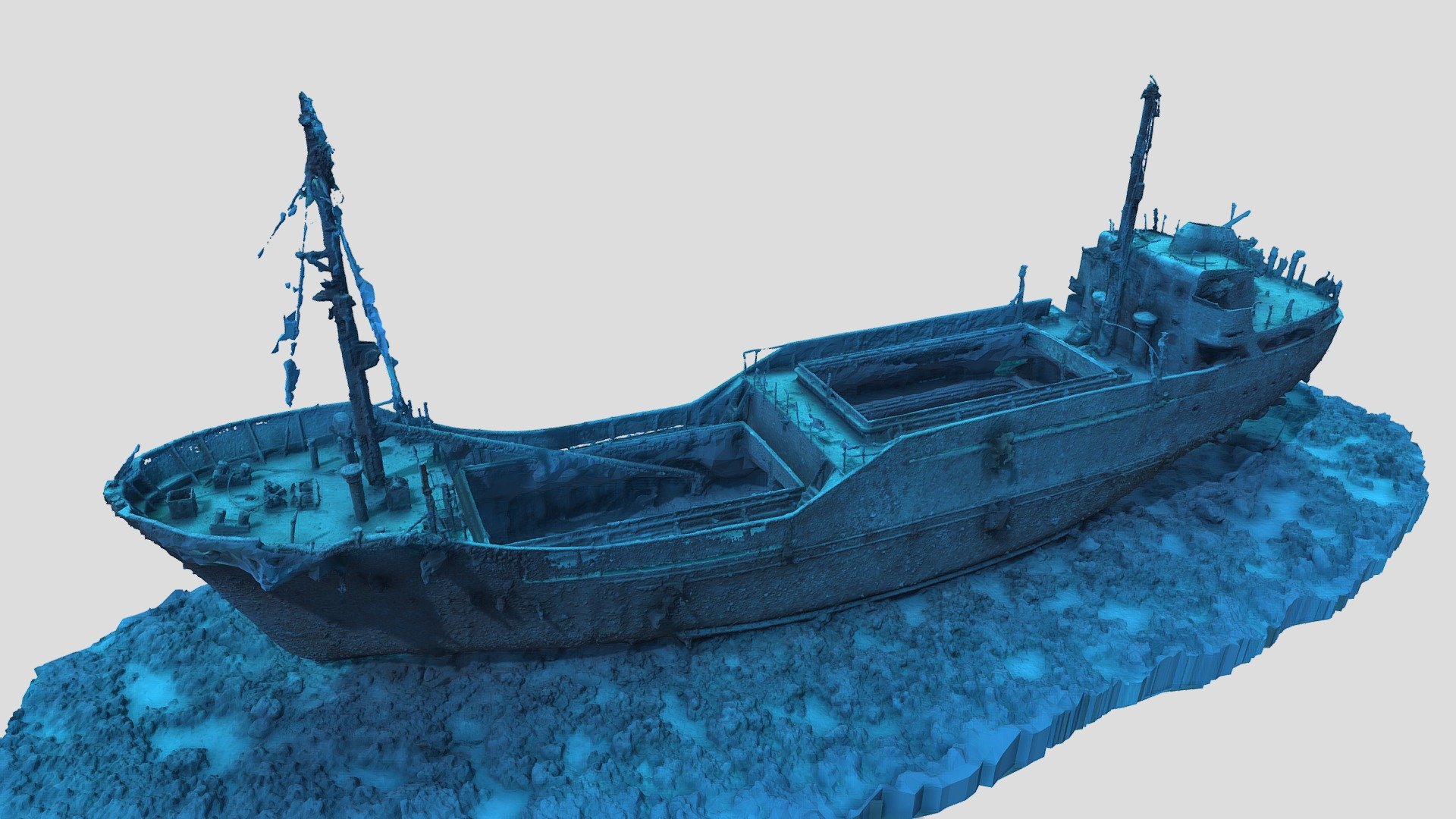 Shipwreck MV Hebat Allah - Download Free 3D Model By Holger.buss ...