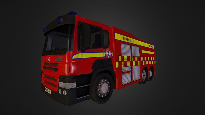 Fire engine 3D Model