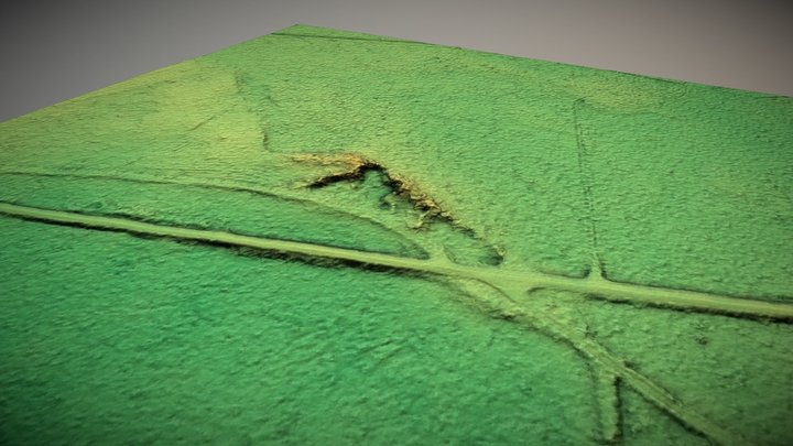 Vecķulliju pilskalns (Latvija) – Free 3D Model STL