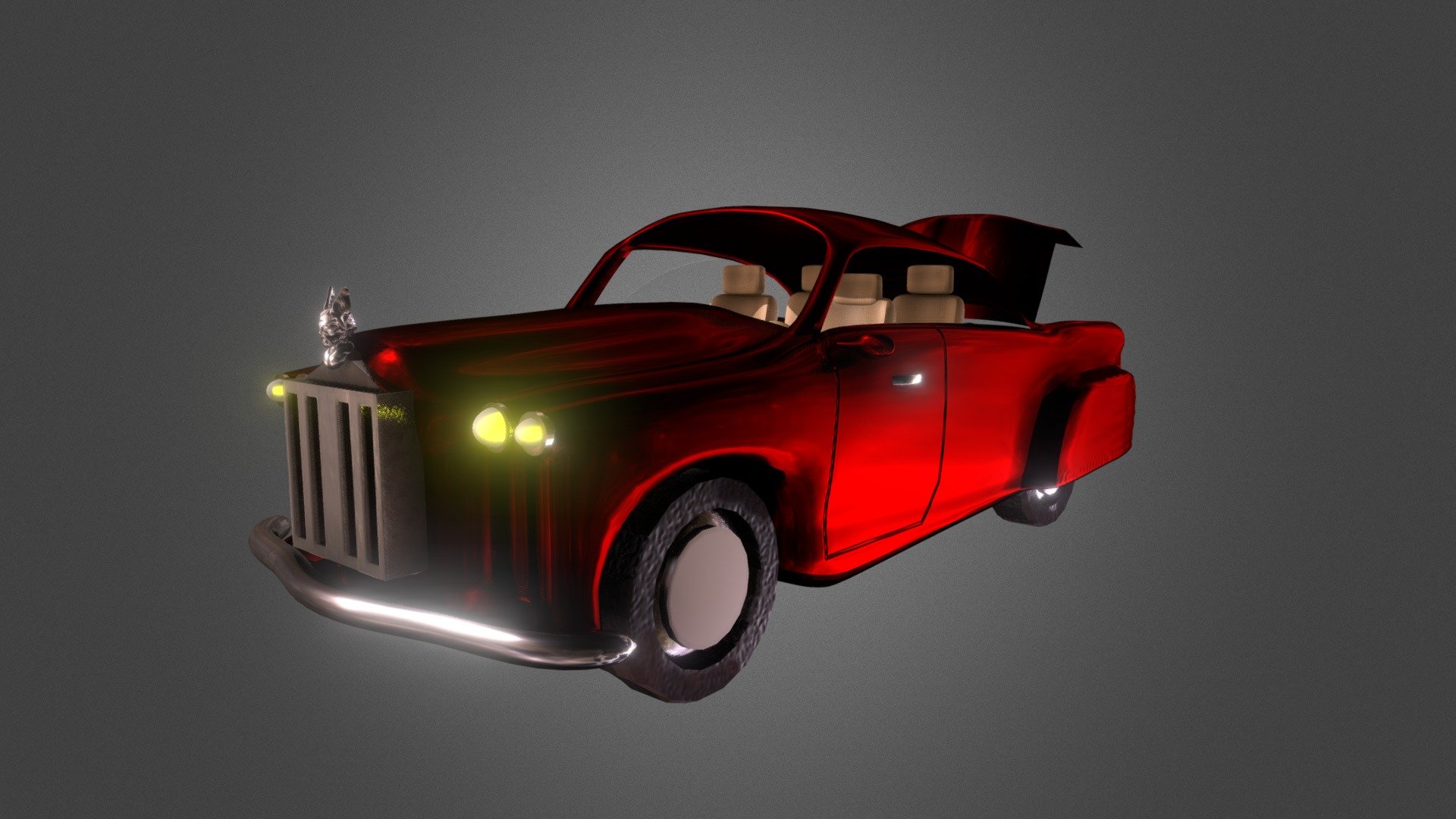 vintage rover inspired car