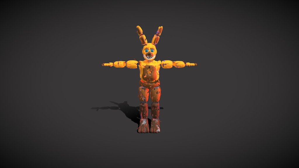 Stylized Withered Freddy model by me