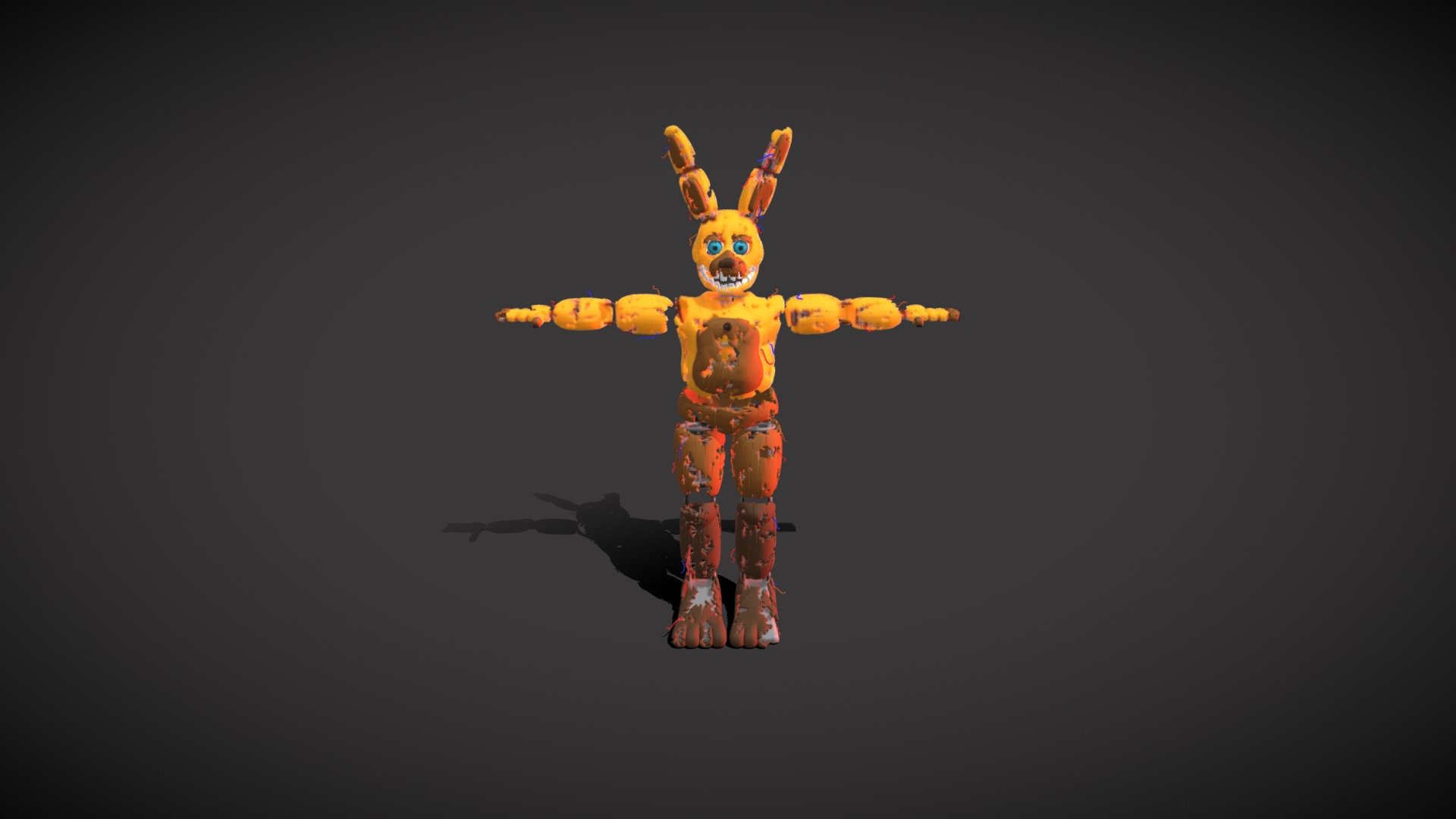 Withered Spring Bonnie Download Free 3d Model By Sprngtrp727 3a55c1a