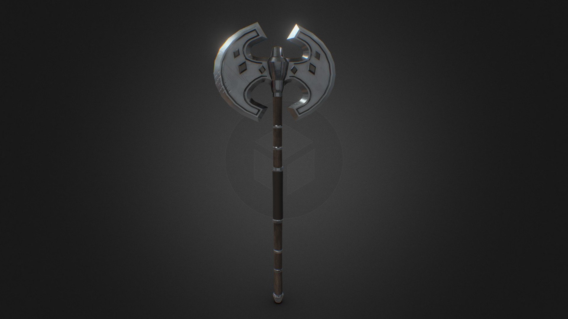 Two-handed Battleaxe 2 - 3D model by Sord (@alexandersord) [3a56923 ...