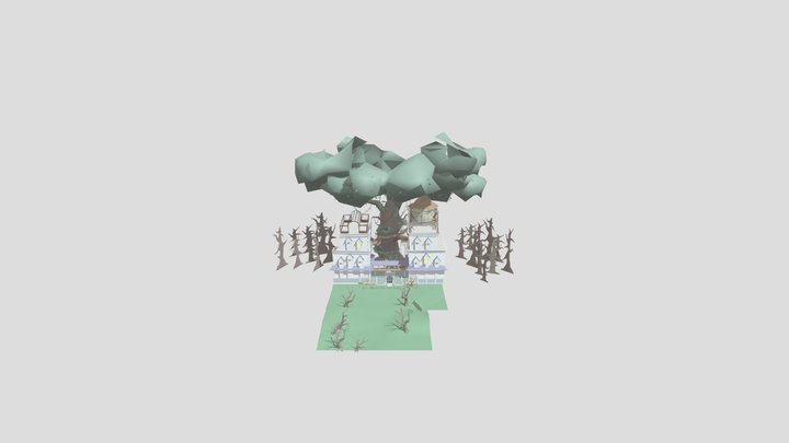 Haunted Towers 3D Model