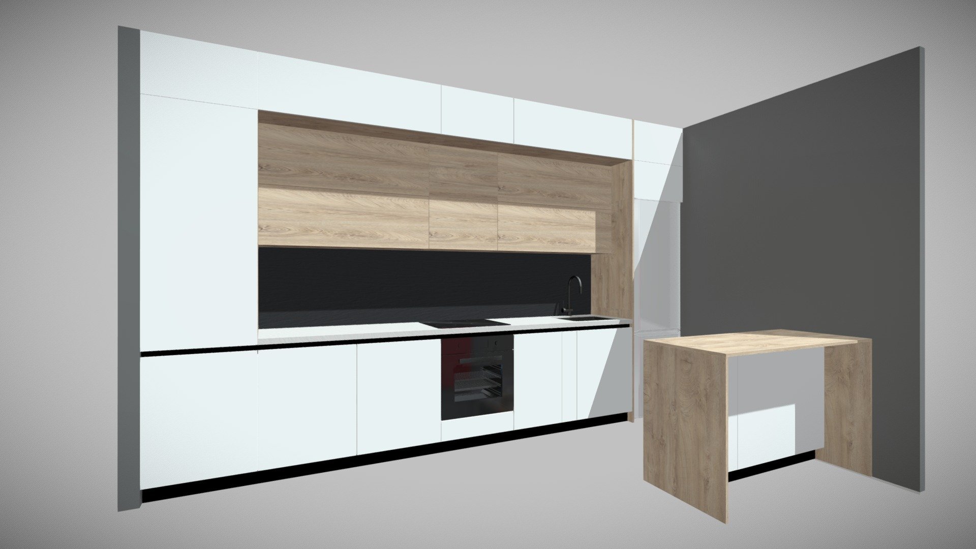 Kitchen - 3D model by Kitchen design (@kitchen_models) [3a595fd ...
