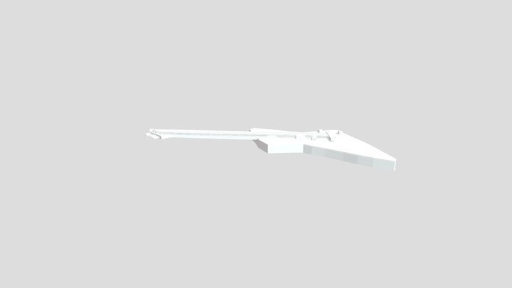 James Hetfield Signature Electric Guitar 3D Model