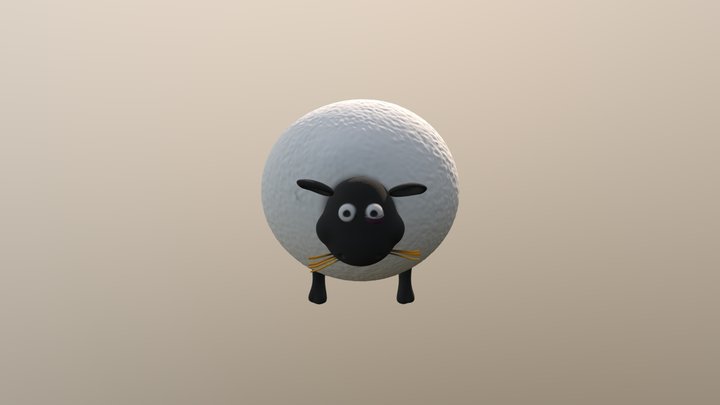 Shaun The Sheep - Fat Sheep 3D Model