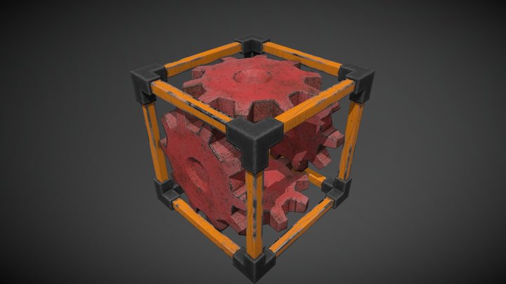 Factory Block 3D Model