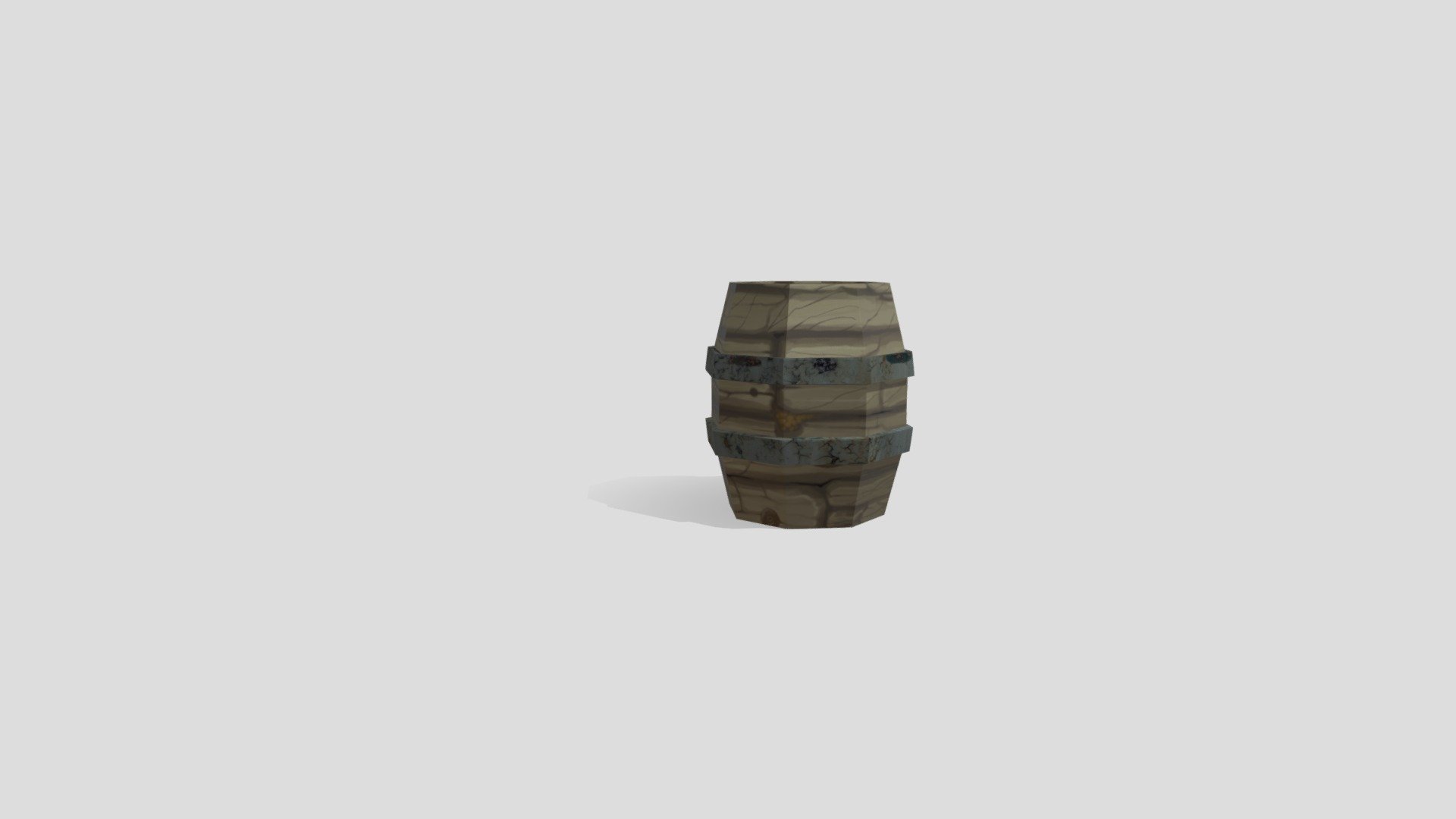 Low Poly Barrel