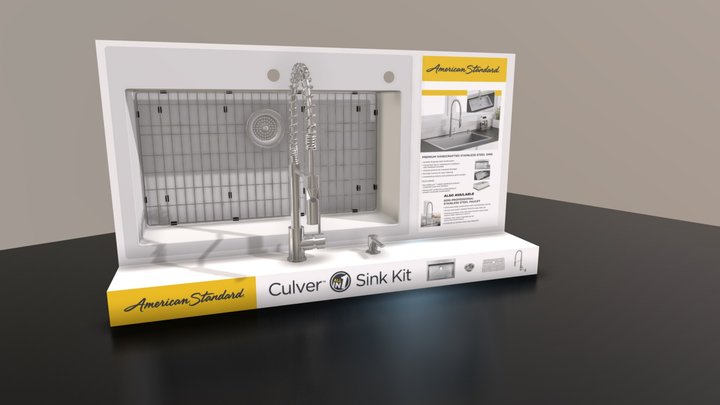 Costco Sink Display Model - duplicated version 3D Model