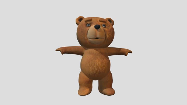 Ted (bear) movie 3D 3D Model