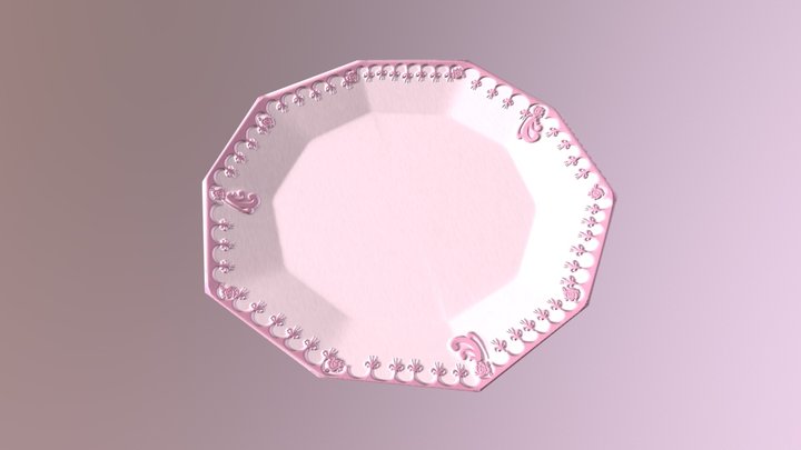 Tea Saucer 3D Model