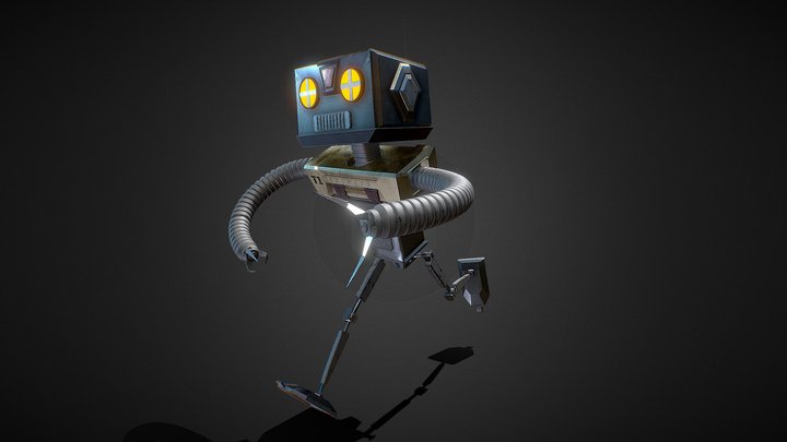 Stylized Robot: T1 3D Model