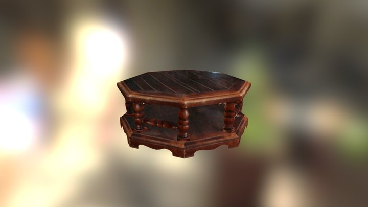 LR Coffee Table 3D Model