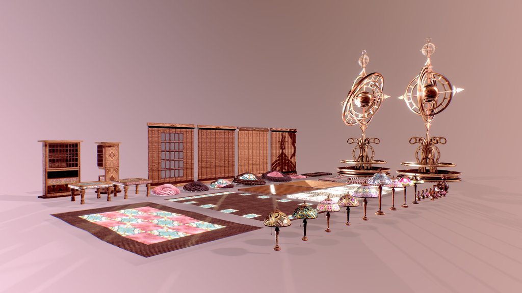 ᯓ★ [FREE DOWNLOAD] Fantasy Interior Modular Kit