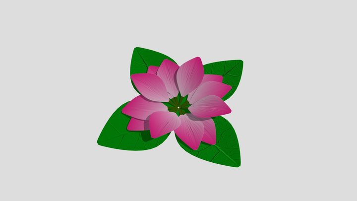 Flor de loto 3D Model