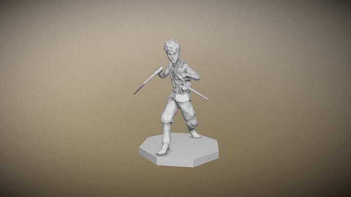 Clo Asym 6 Rig 2 Pose 1 3 3D Model