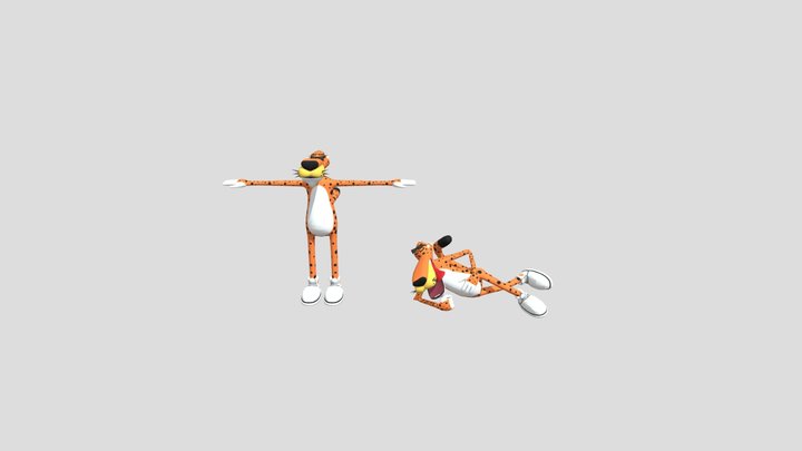 Chester Cheetah Avatar 3D Model