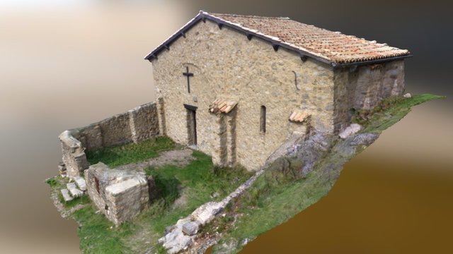 Chapelle de Dromon (Saint-Geniez) 3D Model