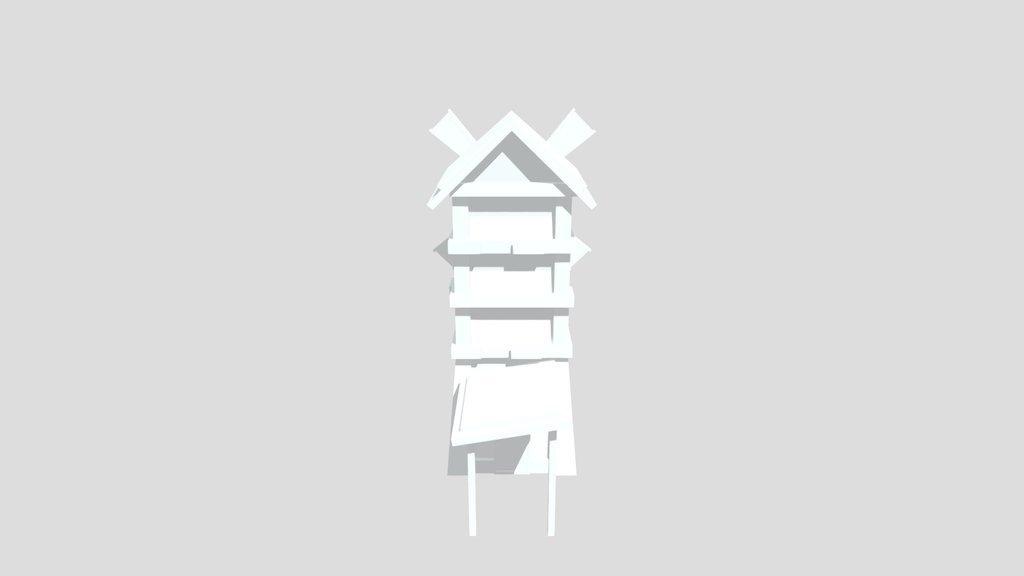 Low Poly Windmill