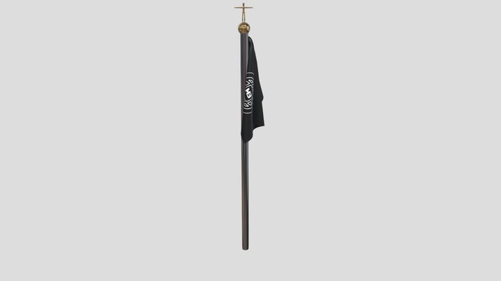m3 flag 3D Model