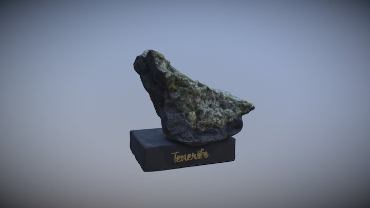 Tenerife Souvenir Stone 3D Model