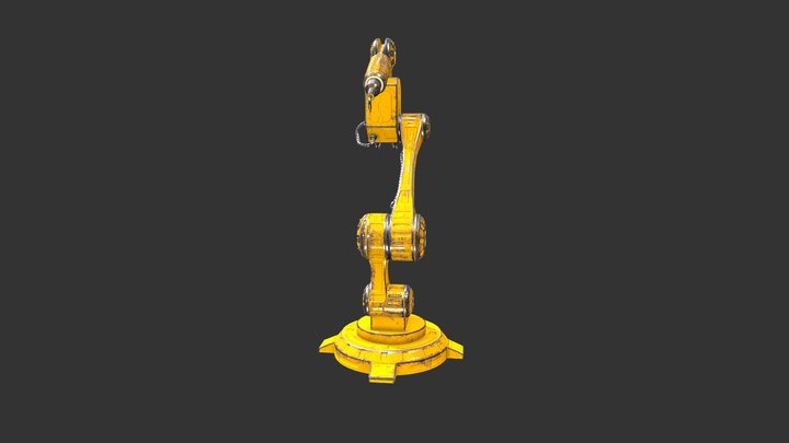 Industrial welding robot 3D Model