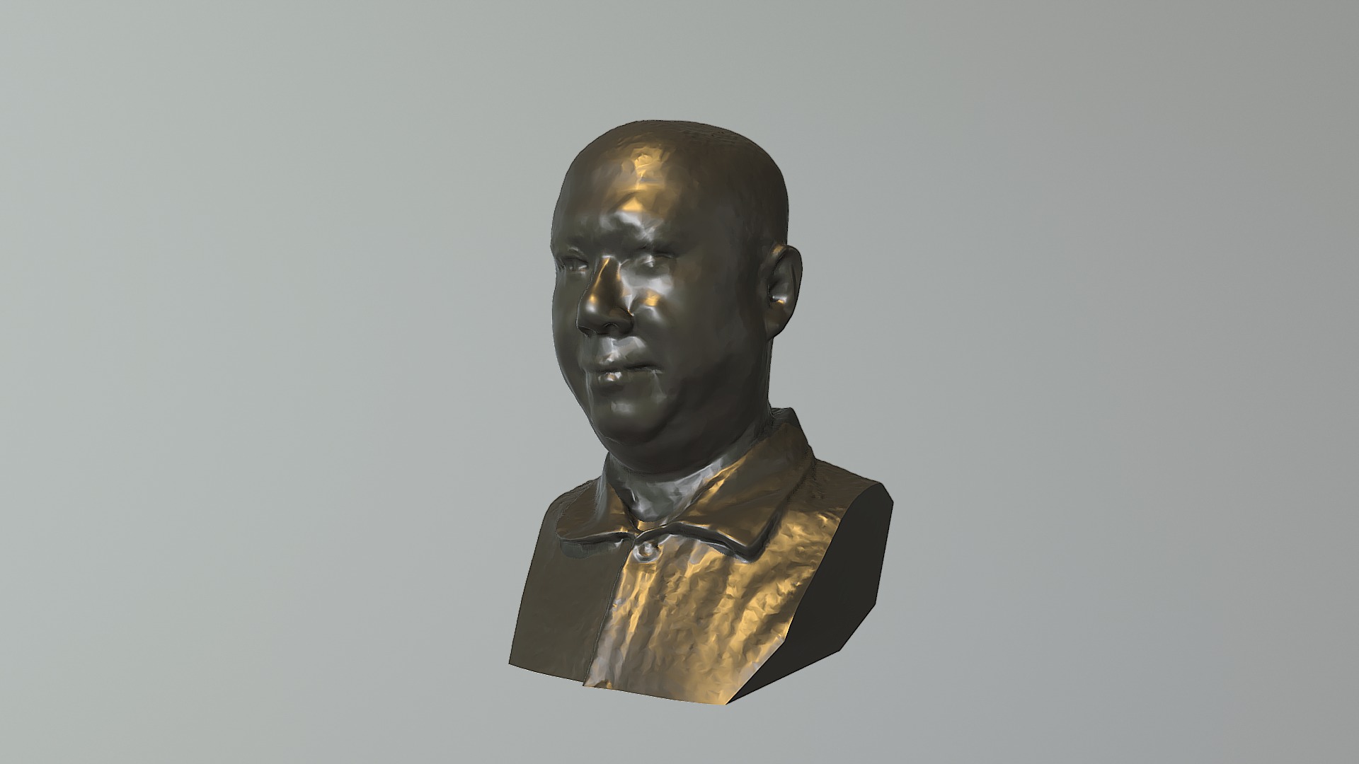3D model Wally Sculpture - This is a 3D model of the Wally Sculpture. The 3D model is about a statue of a man.