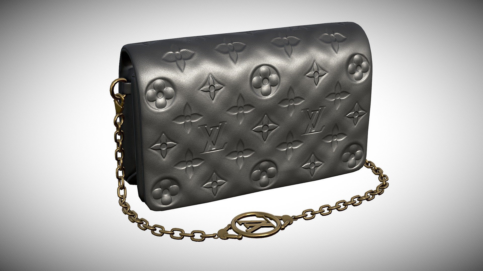 Louis Vuitton Bag Charm 3D model 3D printable