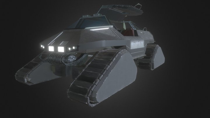 Halo - Arctic Warthog 3D Model
