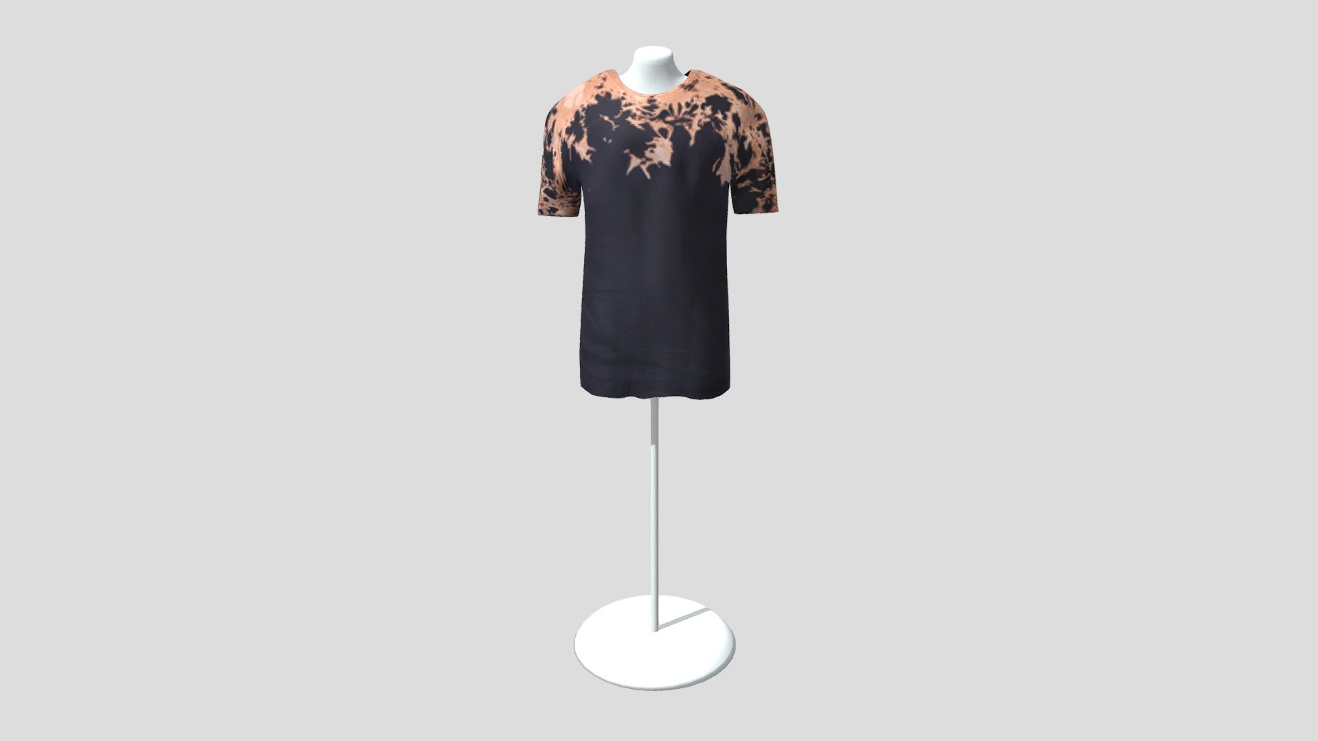 T Shirt Half Bleach