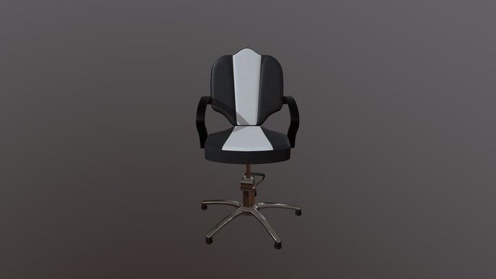 Парикмахерское кресло МОНА Модерн 3D Model