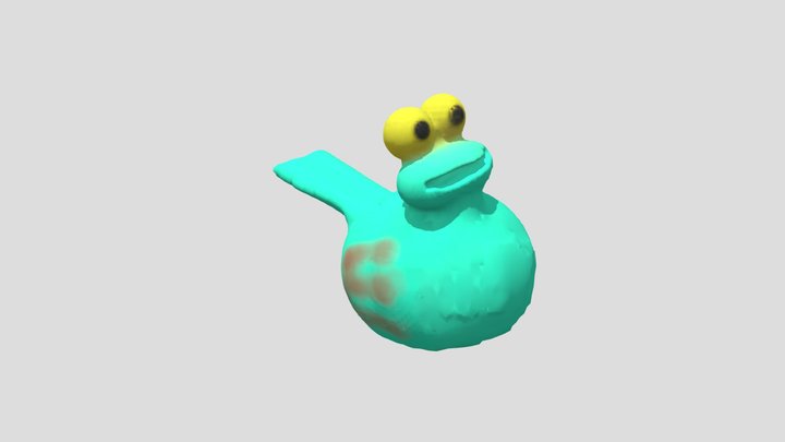 Chickfrog 3D Model