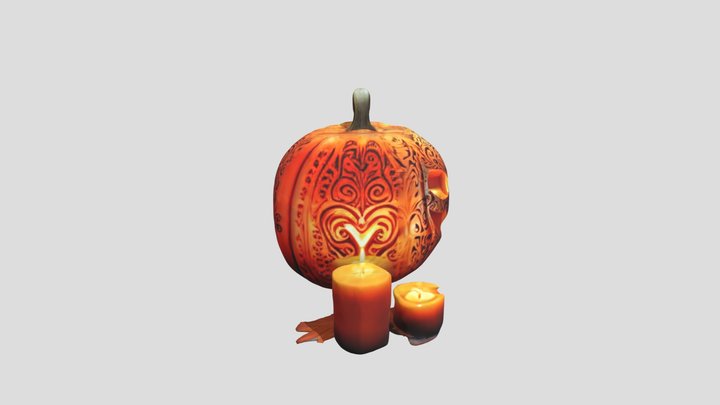 A HALLOWEEN PUMPKIN 3D Model