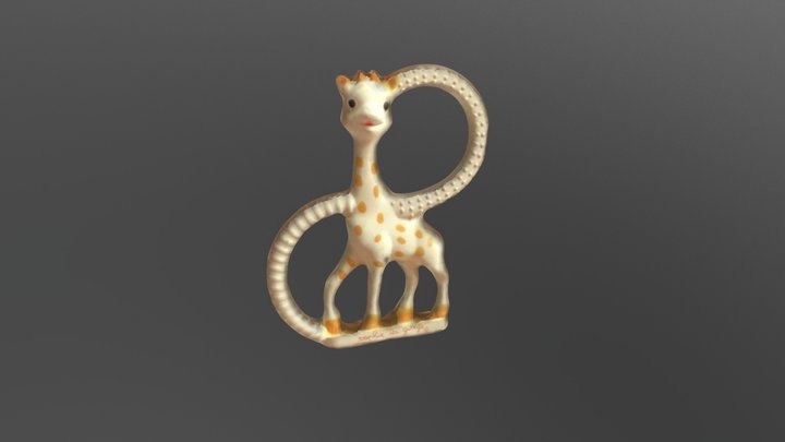 Sophie la Giraffe 3D Model
