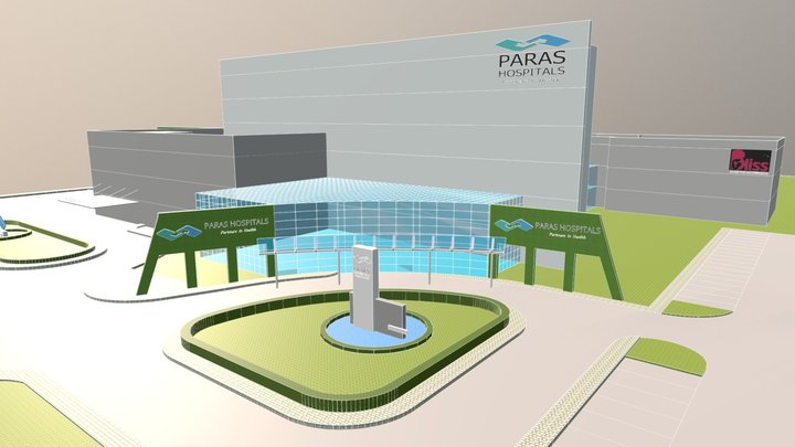 PARAS-HEC HOSPITAL, RANCHI 3D Model