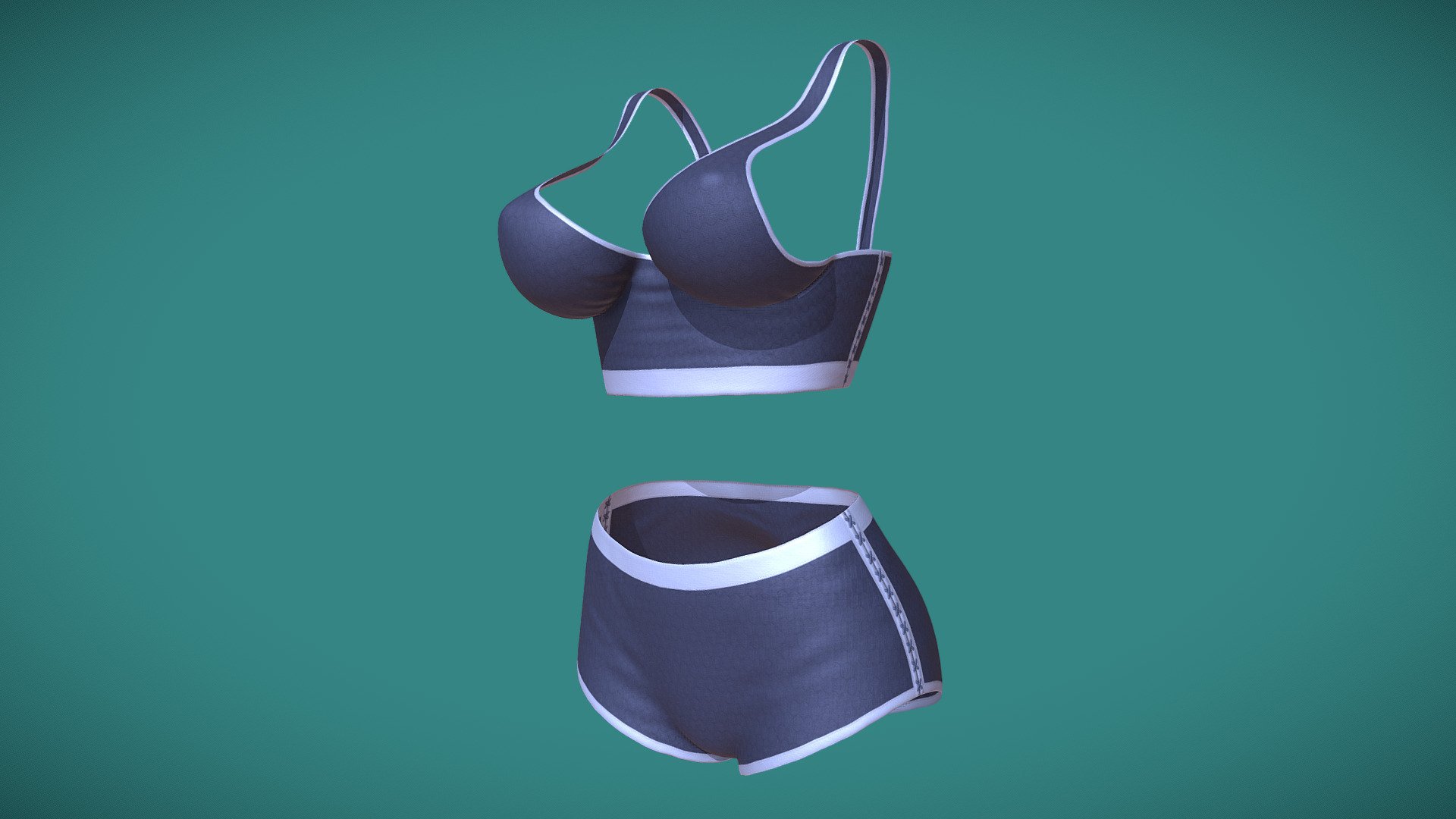 Ladies Sports Outfit - Buy Royalty Free 3D model by Derek Flanagan 