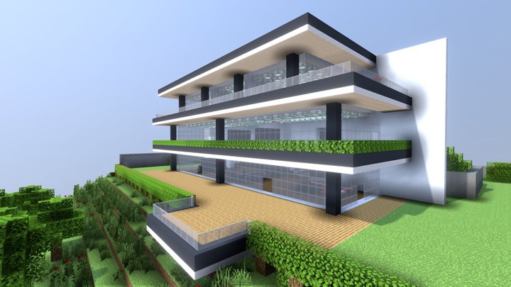 Modern Waterfront House [WIP] 3D Model