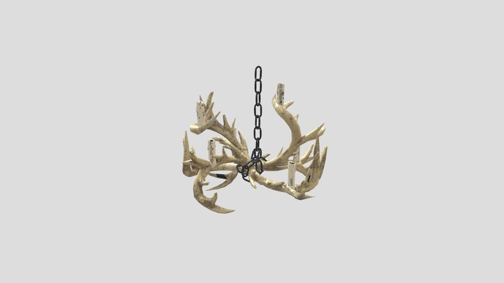 AntlerChandelier 3D Model