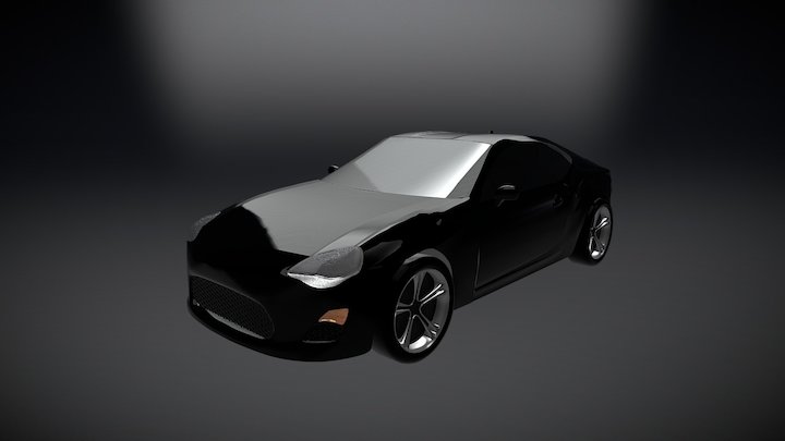 Scion FR-S 2015 3D Model