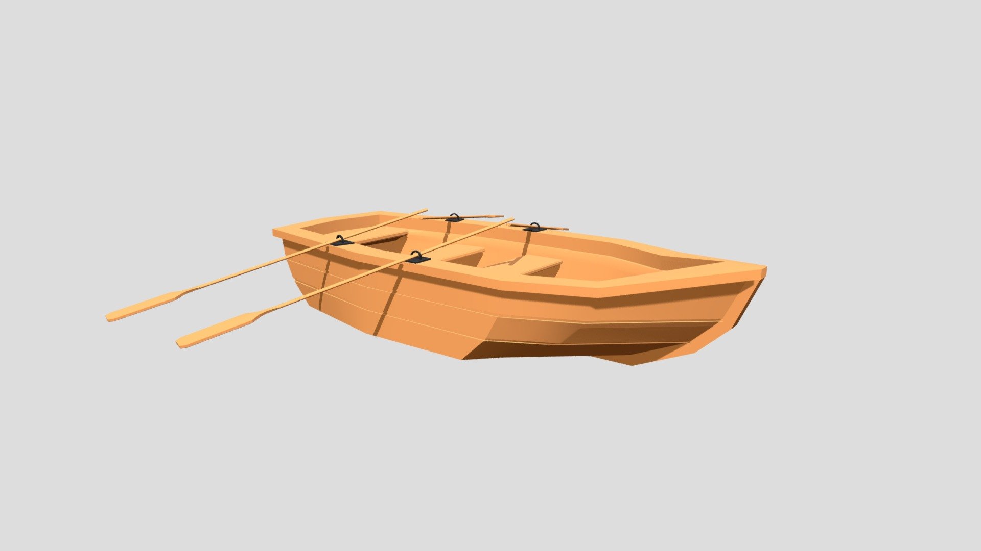 Canoe Download Free 3D model by Little._.Ting [3a695cf] Sketchfab