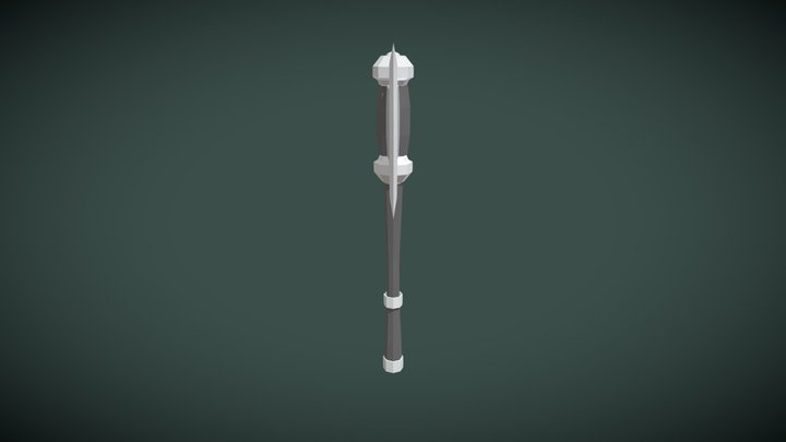 Low poly axe 3D Model