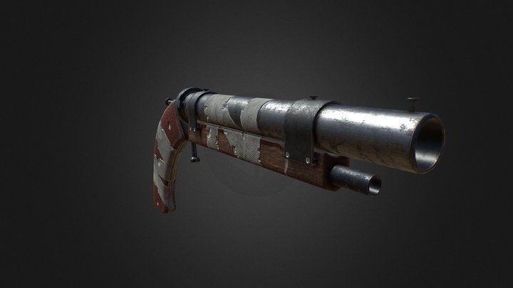 Samopal (Production) 3D Model