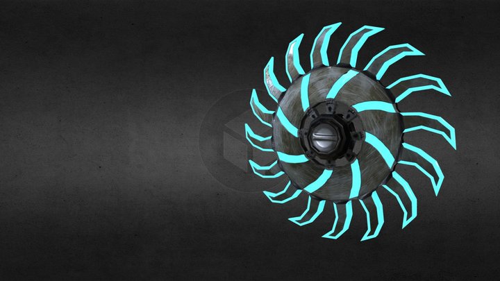 LightSaw Blade 3D Model