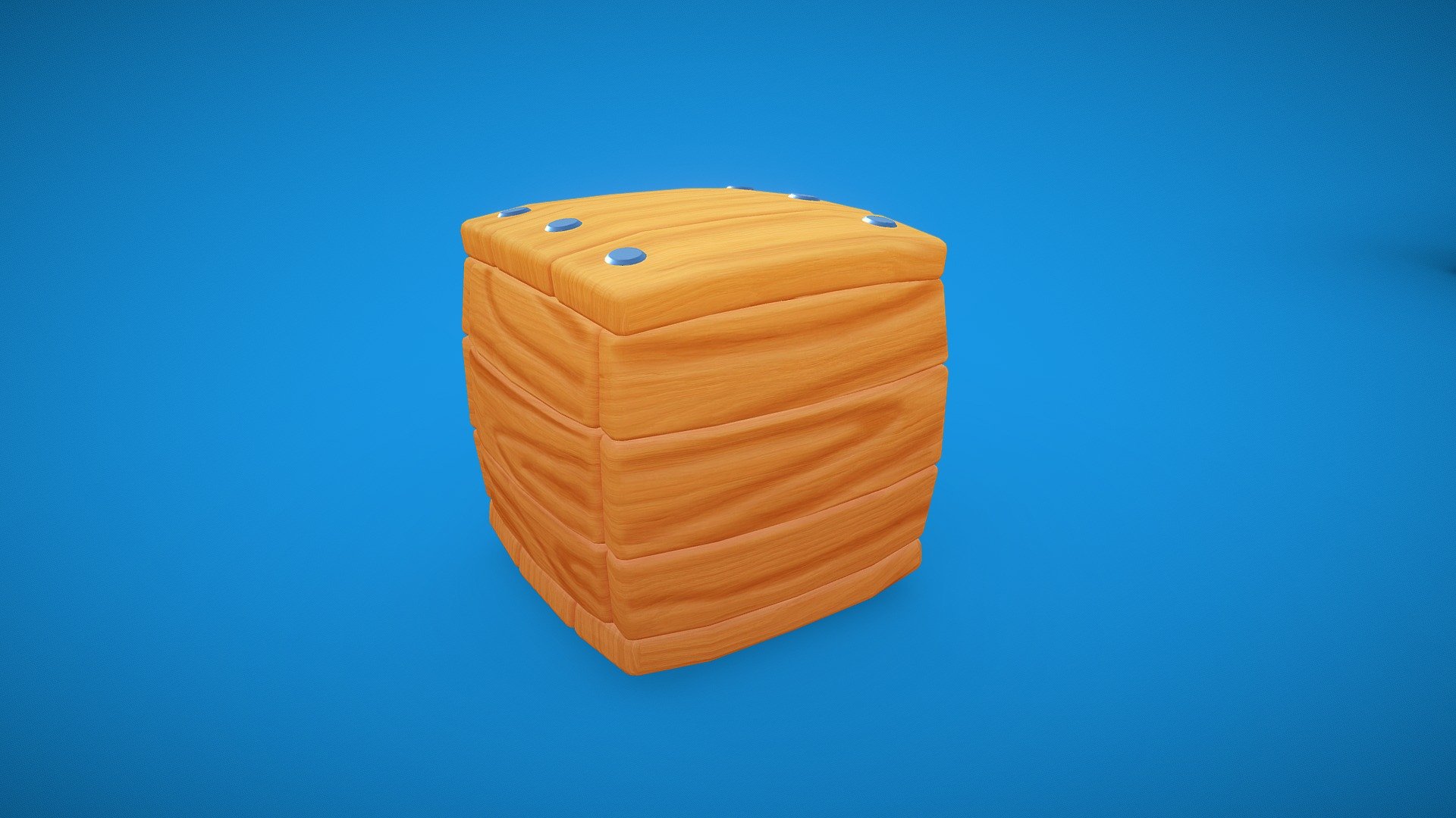 Cartoon Wooden Box - 3D model by Rafael Ribeiro (@ribeirorafael ...