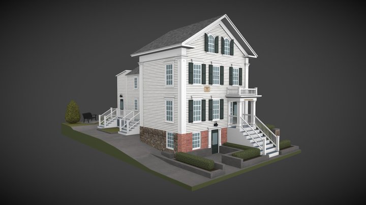 Nathan And Polly Johnson House Final 3D Model