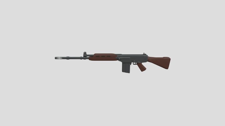 FAL (Low Poly) 3D Model